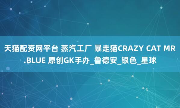 天猫配资网平台 蒸汽工厂 暴走猫CRAZY CAT MR.BLUE 原创GK手办_鲁德安_银色_星球