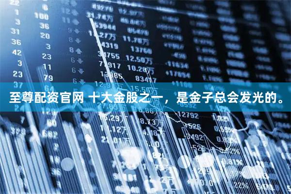 至尊配资官网 十大金股之一，是金子总会发光的。
